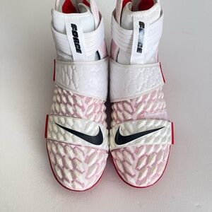 Nike Men's SIZE 16 Force Savage Elite 2 Football Cleats Red White Ohio State New